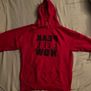Peak life now hoodie